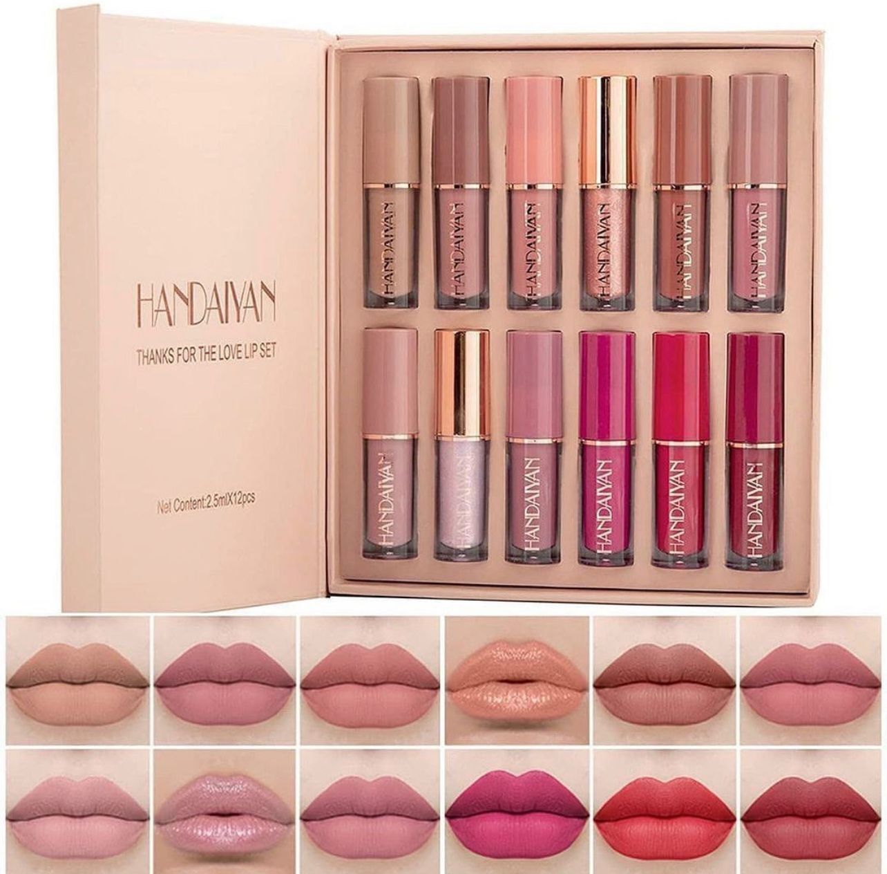 HANDAIYAN The Love Lip Set Lipglosses Pack