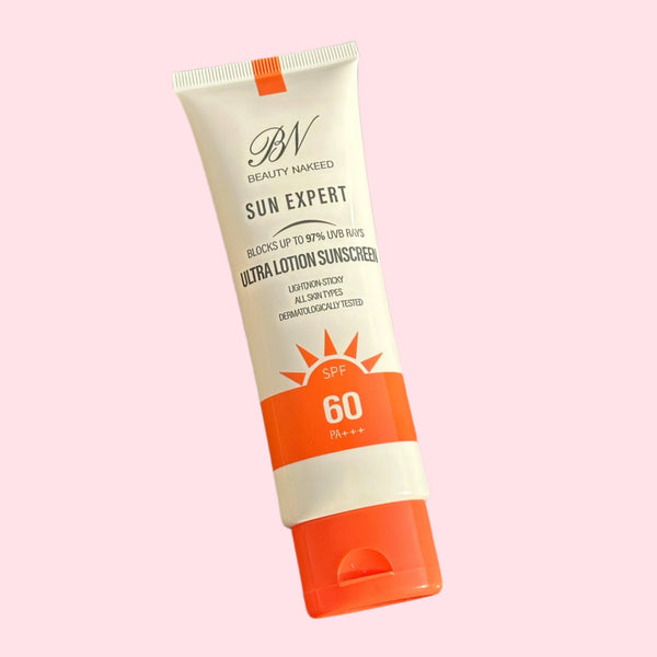 Beauty Nakeed Ultra Lotion Sunscreen SPF 60 - The Body Essential