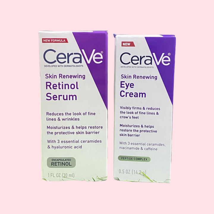 Duo CeraVe Skin Renewing Serum & Eye Cream - The Body Essential