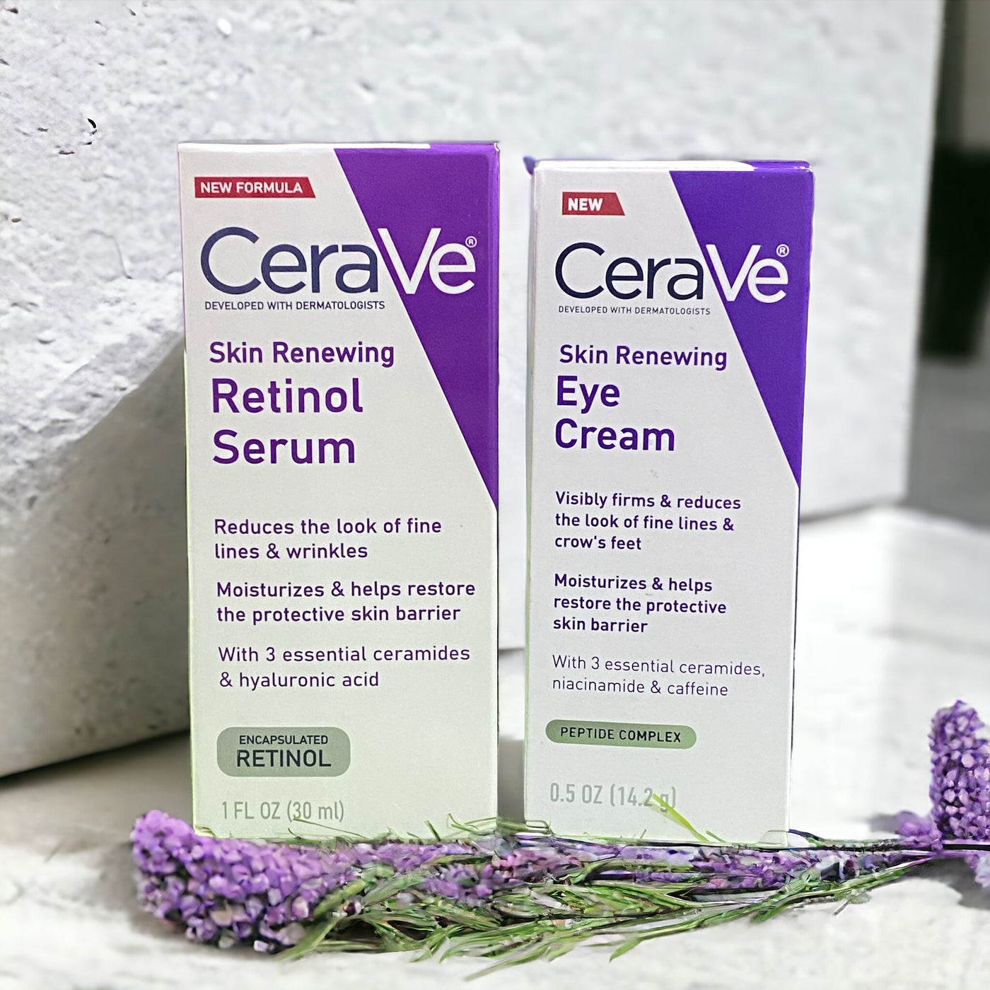 Duo CeraVe Skin Renewing Serum & Eye Cream