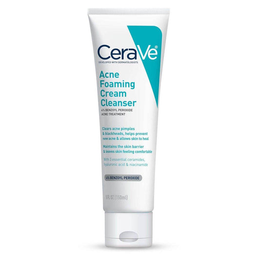 CeraVe Acne Foaming Cream Cleanser - The Body Essential