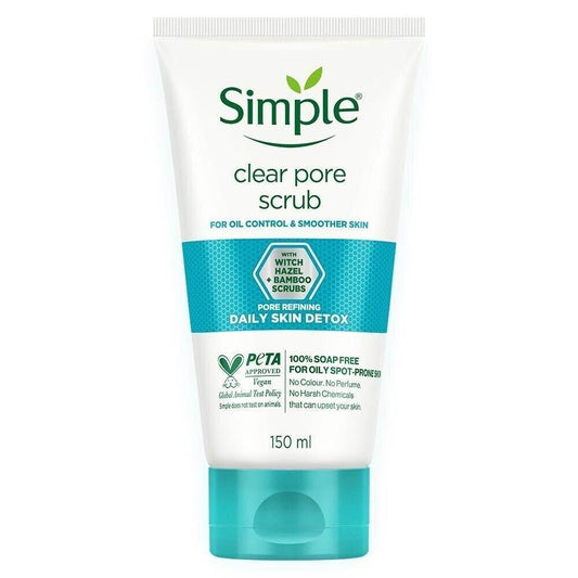 Simple Clear Pore Scrub - The Body Essential