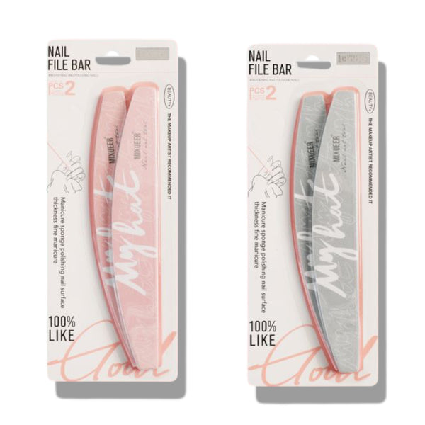 MIXUEER Nail File Bar Pack of 2