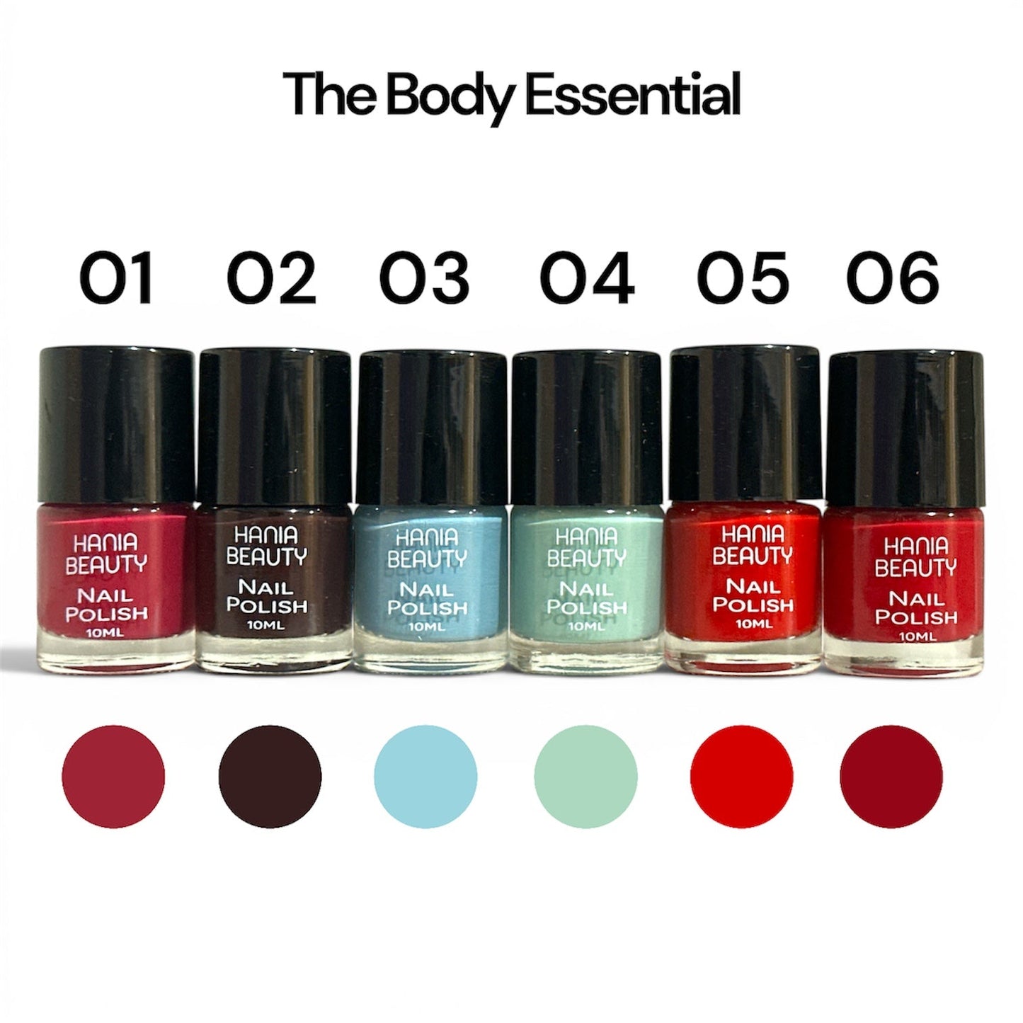 Hania Beauty Nail Polish ( Pair of 3 )