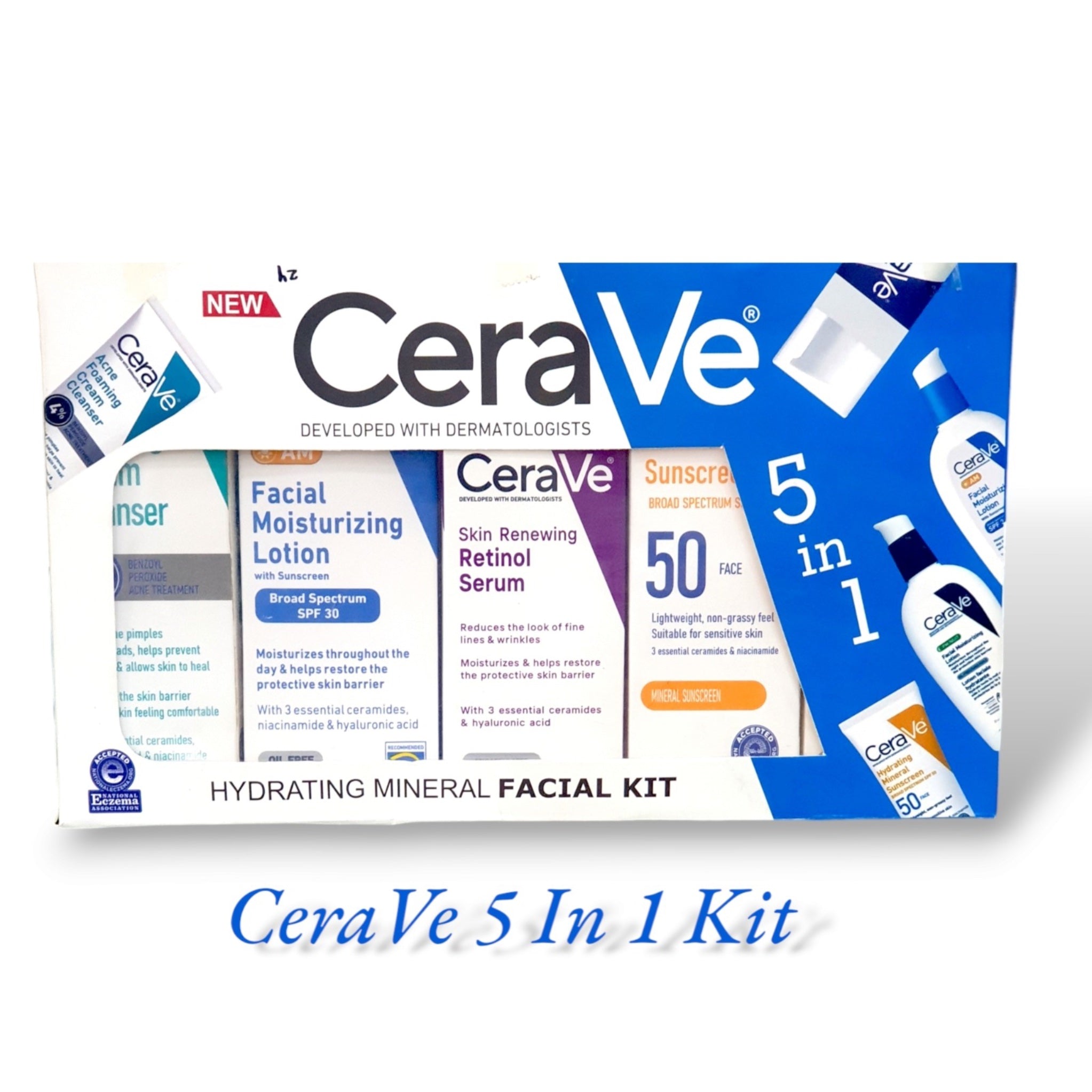 CeraVe 5 in 1 Hydrating Mineral Facial Kit – The Body Essential