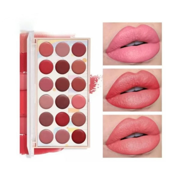 The Body Essential 18-Color Matte Lipstick Palette