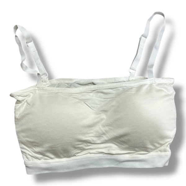 Cotton Tube Bra with Adjustable Straps Free Size