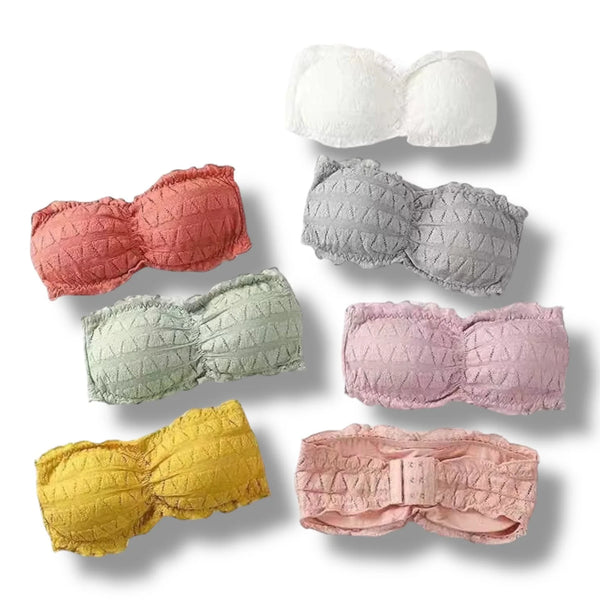 Lace V-Neck Posture or Sleep Bra Free Size