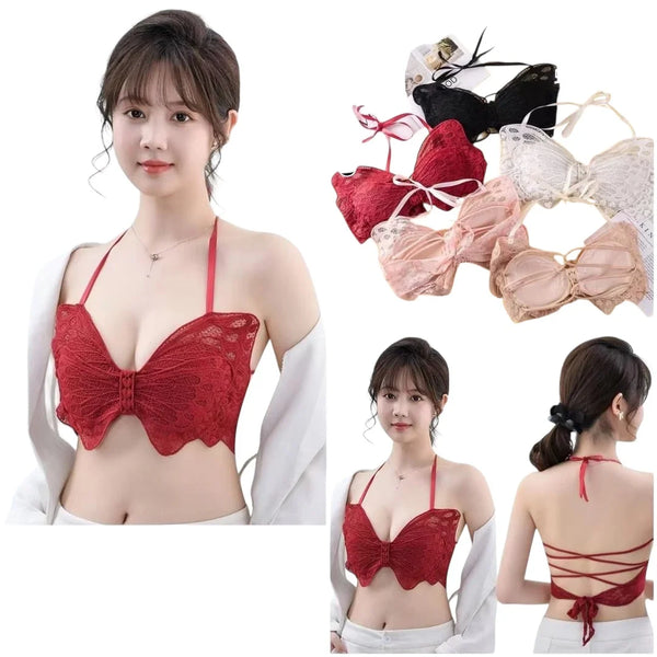 Butterfly soft Padded Back straps Wireless Bra #566