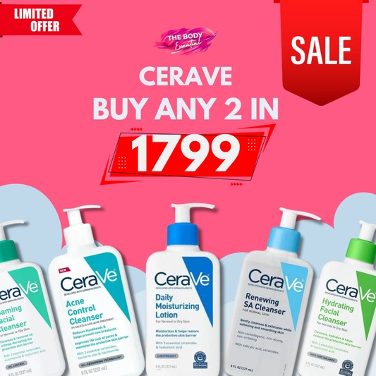 Buy Any 2 Cleansers - Moisturizers Limited Time Offer !