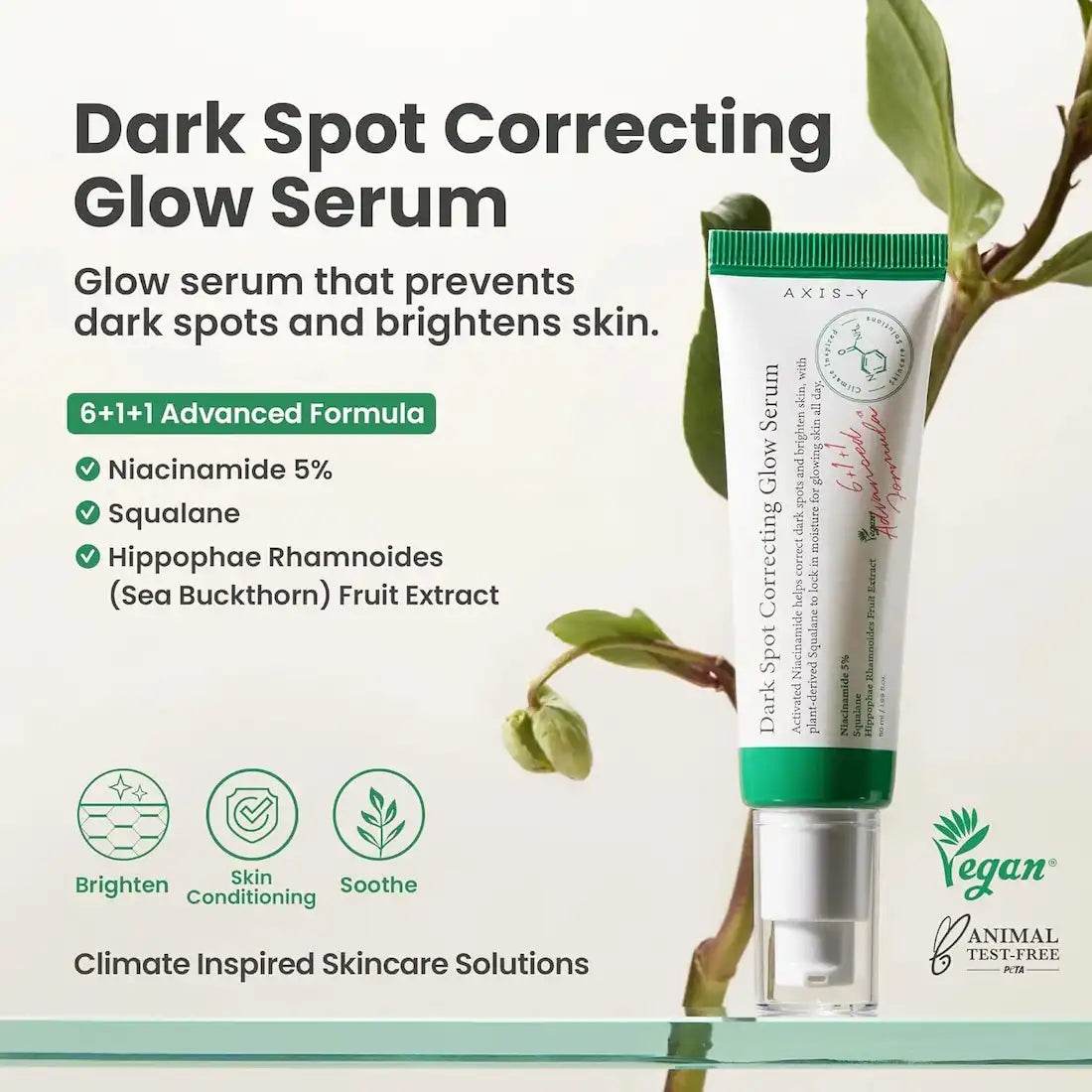 AXIS-Y Dark Spot Correcting Glow Serum | Brighten & Even Skin - The Body Essential
