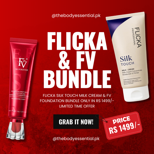 2 in 1 Bundle | Flicka Silk Touch Milk Cream & FV Foundation