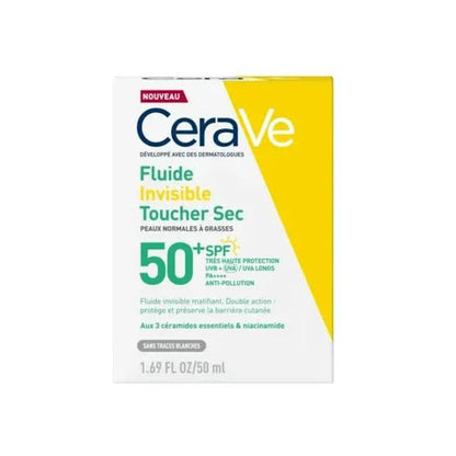 CeraVe Fluide Invisible Toucher Sec SPF 50+